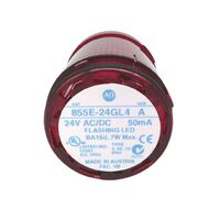 Allen-Bradley 855E24GL4 Red Flashing LED Stack Light Module 24V AC/DC