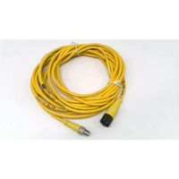 Allen-Bradley QD Patch Cord 5m Yellow 4 Pin Female to 3 Pin Male