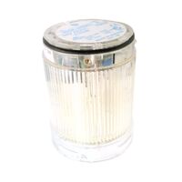 Allen-Bradley 855E24BR7 Control Tower Stack Light 50mm 24V AC/DC Clear Strobe