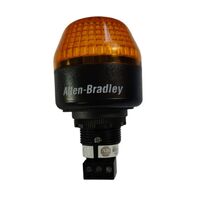 Allen-Bradley 855PBB24ME522 Amber Panel Mount Beacon 24V AC/DC