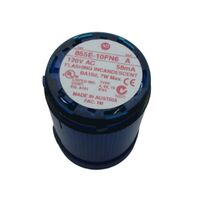 Allen-Bradley 855E10FN6 Control Tower Stack Light Blue Flashing Incandescent 120V AC