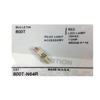 Allen-Bradley 800TN64R Red LED 30mm Push Button Lamp