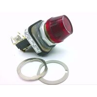 Allen-Bradley 800TQ24R Red Pilot Light 30.5mm Metal Type 4/13