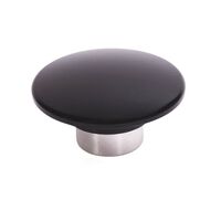 Allen-Bradley 800TN248B Black Metal Jumbo Mushroom Cap for 30mm Pushbutton