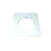 Allen-Bradley 800TX619 Legend Plate Blank 30mm Gray/Silver
