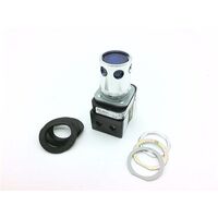 Allen-Bradley 800TQAH2B Illuminated Extended Blue Head Pushbutton
