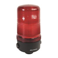Allen-Bradley 855BLN10RH4 Red Rotating Halogen Beacon