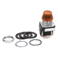 Allen-Bradley 800TP16A Amber Pilot Light 30.5mm Metal Type 4/13