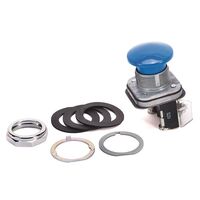 Allen-Bradley 800TD7JB Blue Mushroom Head Momentary Push Button