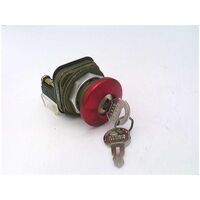 Allen-Bradley 800TE2433M6A Cylinder Lock Push Button 30mm Mushroom Red