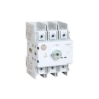 Allen-Bradley 194U Base DIN Mount Disconnect Switch 100A 3 Pole