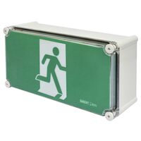 DIFFUSER WP EXIT WALL RMAN NO ARROW (Diffuser to suit MLEDLPWP Exit - Wall Mount (Running Man - No Arrow))