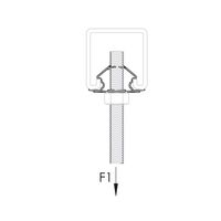 CADDY QUICK INSERT STRUT NUT M6 (Caddy Quick Insert Strut Nut M6)