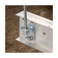 CADDY L BRACKET WITH M10 ROD LOCK (Caddy  lL bracket with M10 Rod Lock)