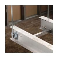 CADDY L BRACKET WITH M10 ROD LOCK (Caddy  lL bracket with M10 Rod Lock)