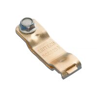BOLT CLOSE TAPE CLAMP SUIT TC-ECT-253 (Bolt close tape clamp, copper to suit TC-ECT-253)