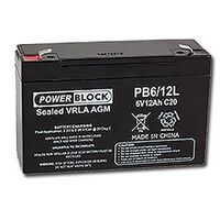 Power Block 6V 12Ah Battery T2 (Power Block 6V 12Ah Battery T2)