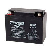 Power Block 6V 20Ah CF AGM (4-240) (Power Block 6V 20Ah)