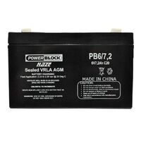 Power Block 6V 7.2Ah Battery T1 (Power Block 6V 7.2Ah Battery T1)