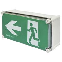 DIFFUSER WP EXIT WALL LEFT ARROW (Diffuser to suit MLEDLPWP Exit - Wall (Left Arrow))