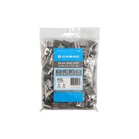 SOLAR CABLE CLIP SS304 0 DEGREE 2 X 4MM (Cabac Solar Cable Clip Stainless Steel 304 0 Degree 2 x 4mm²)