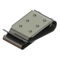 SOLAR CABLE CLIP SS304 0 DEGREE 4 X 4MM (Cabac Solar Cable Clip Stainless Steel 304 0 Degree 4 x 4mm²)