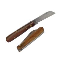 Linesman Wooden Handle Pocket Knife (Linesman Wooden Handle Pocket Knife)