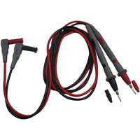 MOULDED UL94-0 PVC WITH PROBES AND PLUGS (Moulded UL94-0 PVC with 2mm Threaded Probes and Banana Plugs)