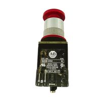Allen-Bradley 800MRD6D2 Red Mushroom Head Momentary Push Button