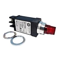 Allen-Bradley 800TPS16R Pilot Light Red 18mm Transformer 120V AC