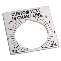 Allen-Bradley 800TX609E Legend Plate for 30mm Push Button
