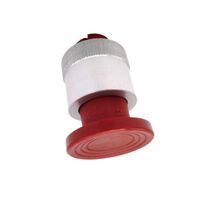Allen-Bradley 800MRN56R Red Mushroom Head Pushbutton Cap