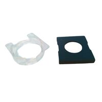 Allen-Bradley 800MSWS00 Legend Plate 22.5mm Square Grey