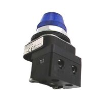 Allen-Bradley 800TQH2B Blue LED Pilot Light 30mm