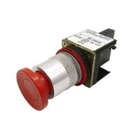 Allen-Bradley 800MRD6 Red Mushroom Head Pushbutton Unit