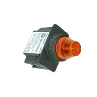 Allen-Bradley 800L18L24A Amber LED Pilot Indicator Light 24V AC/DC