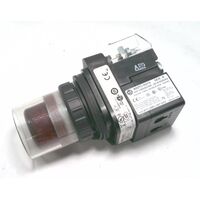 Allen-Bradley 800HQRAH2R Momentary Pushbutton with LED