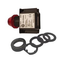 Allen-Bradley 800L22L24R Hevi Duty Industrial LED Pilot Light 24V AC/DC Red