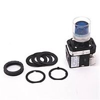 Allen-Bradley 800HQRAH2B Blue Momentary Pushbutton with LED