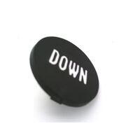 Allen-Bradley 800TLC214W Legend Cap 30mm Push Button Black with White Text