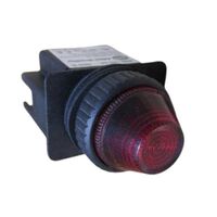 Allen-Bradley 800L22L24R Hevi Duty Industrial LED Pilot Light 24V AC/DC Red