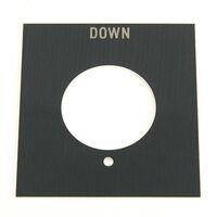 Allen-Bradley 800HY3 Pushbutton Legend Plate