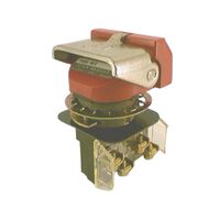 Allen-Bradley 800HWK6A 30mm Momentary Pushbutton Red Flip Lever Operator