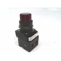 Allen-Bradley 800HQRBH2R Momentary Pushbutton 30mm Red Guarded Head