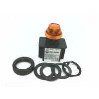 Allen-Bradley 800L22L24A Amber LED Indicator Light 24V AC/DC