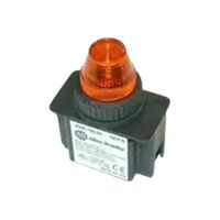 Allen-Bradley 800L18L24A Amber LED Pilot Indicator Light 24V AC/DC