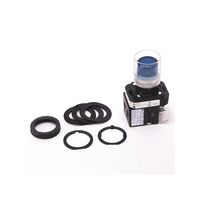 Allen-Bradley 800HQRAH2B Blue Momentary Pushbutton with LED