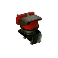 Allen-Bradley 800HWK6A 30mm Momentary Pushbutton Red Flip Lever Operator