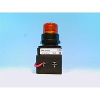 Allen-Bradley 800HQRTH2A Amber LED Pilot Light 30mm Full Voltage Push-to-Test