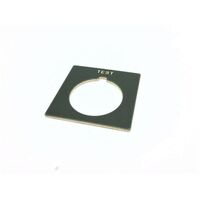 Allen-Bradley 800HW128 Legend Plate for 30mm Pushbutton